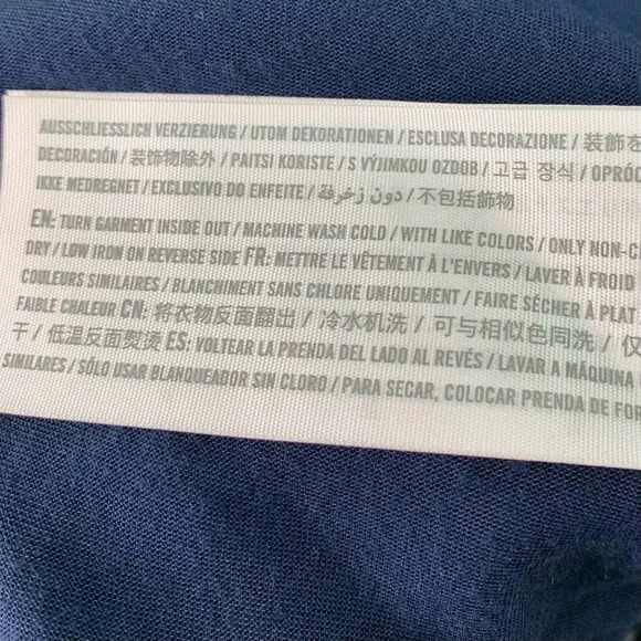 Hollister Crochet Halter Racerback Cut Out Mini Sheath Dress Women Size M Navy - Picture 15 of 16